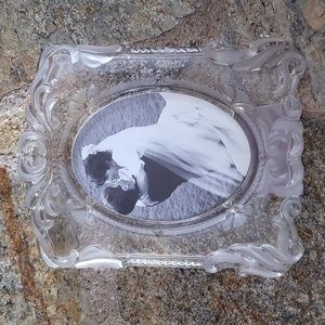 SALE---Tabletop crystal frame